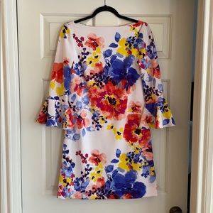 TAHARI Floral Dress (NWOT)